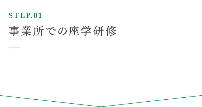 STEP01 事業所での座学研修